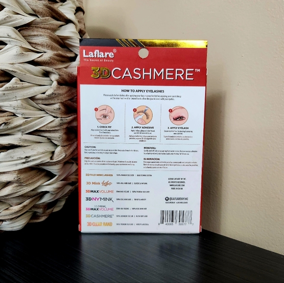 LAFLARE | The Secret of Beauty 3D CASHMERE 5 Pair Eye Lash Set (1 PACK) - Picture 2 of 4